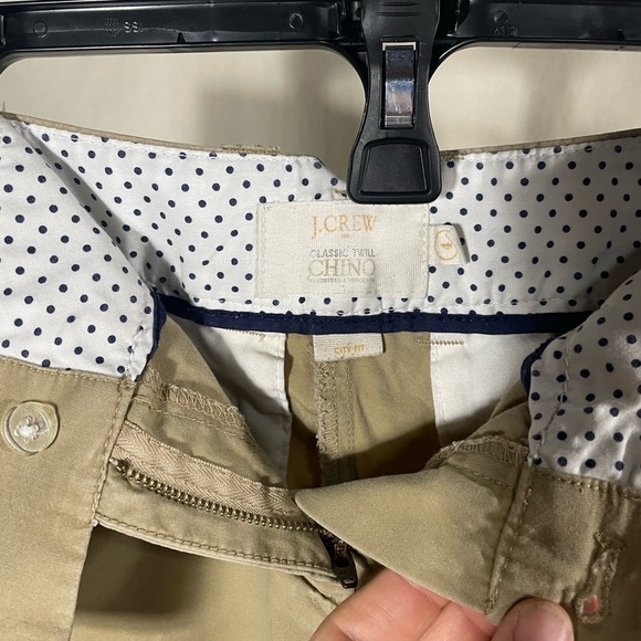 J. Crew Chino Classic Twill Shorts Preppy Tan Khaki Summer— Size 4 - Picture 5 of 6